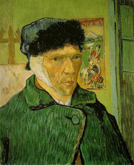 Vincent Van Gogh Self-Portrait with Bandaged Ear